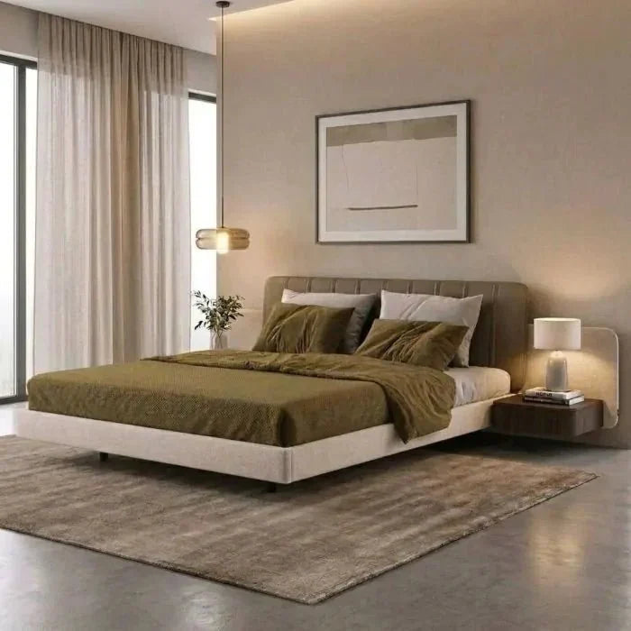 Amanda Emperor Bed in Olive Green - Designer Furniture Co.Ltd