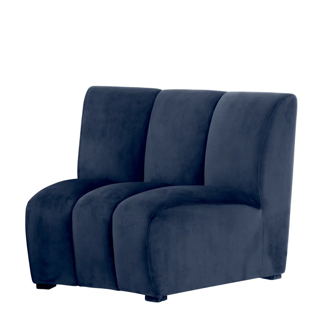 Eichholtz Modular Sofa Lando Savona midnight blue | Showroom Model