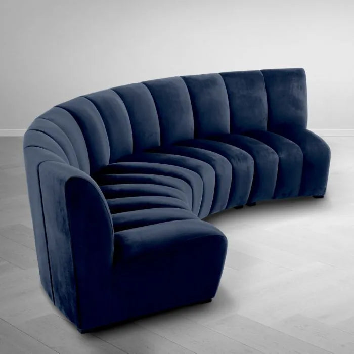 Eichholtz Modular Sofa Lando Savona midnight blue | Showroom Model