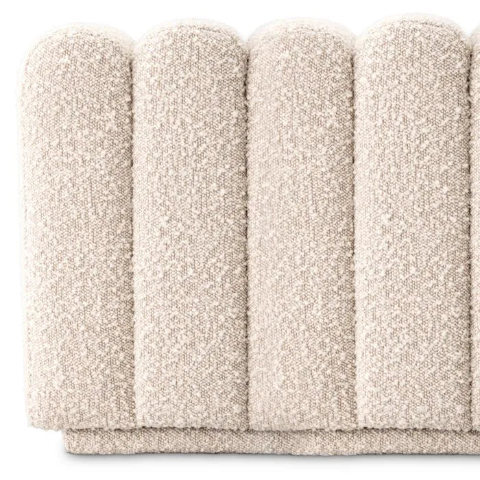 Eichholtz Bench Bente Bouclé cream | Showroom Model