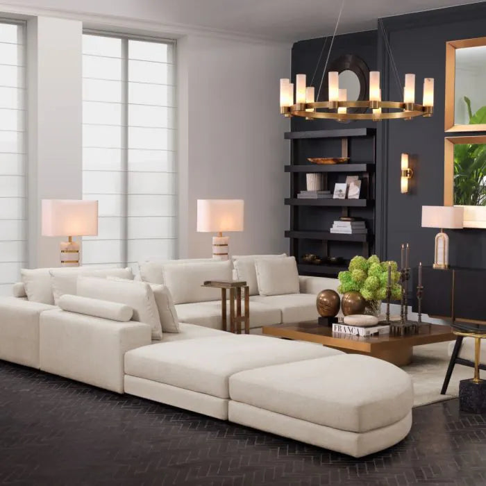 Eichholtz Ottoman Lounge Club Nuoro beige
