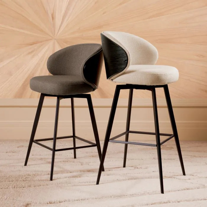 Eichholtz Counter Stool Camerota Scalea grey | Showroom Model