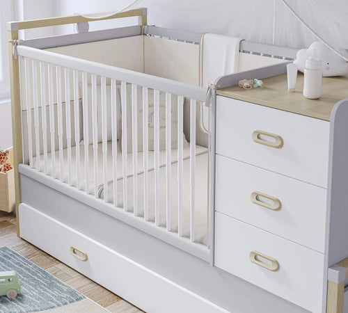 Cilek Mino Baby Convertible Baby Bed (80x180 cm) | Showroom Model