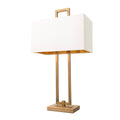 PONELLI Interiors Danby Antique Brass Finish Table Lamp | Showroom Model