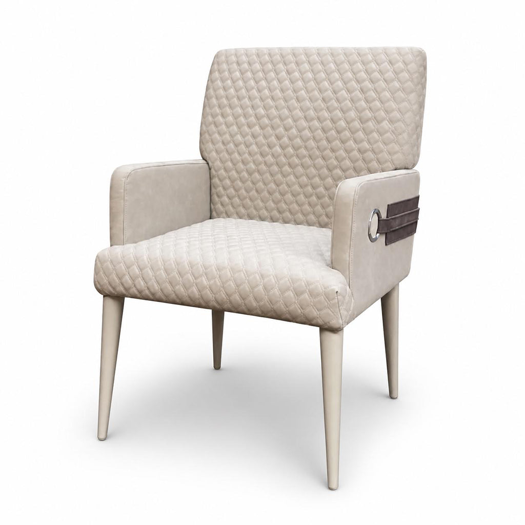 PONELLI Interiors Monaco Quilted Dining Chair | Showroom Model