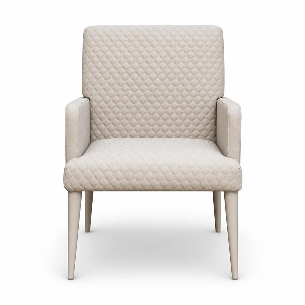 PONELLI Interiors Monaco Quilted Dining Chair | Showroom Model