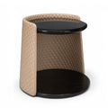 PONELLI Interiors Monaco Quilted Side Table | Showroom Model