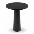 PONELLI Interiors Nero Sculptural Marble Side Table | Showroom Model