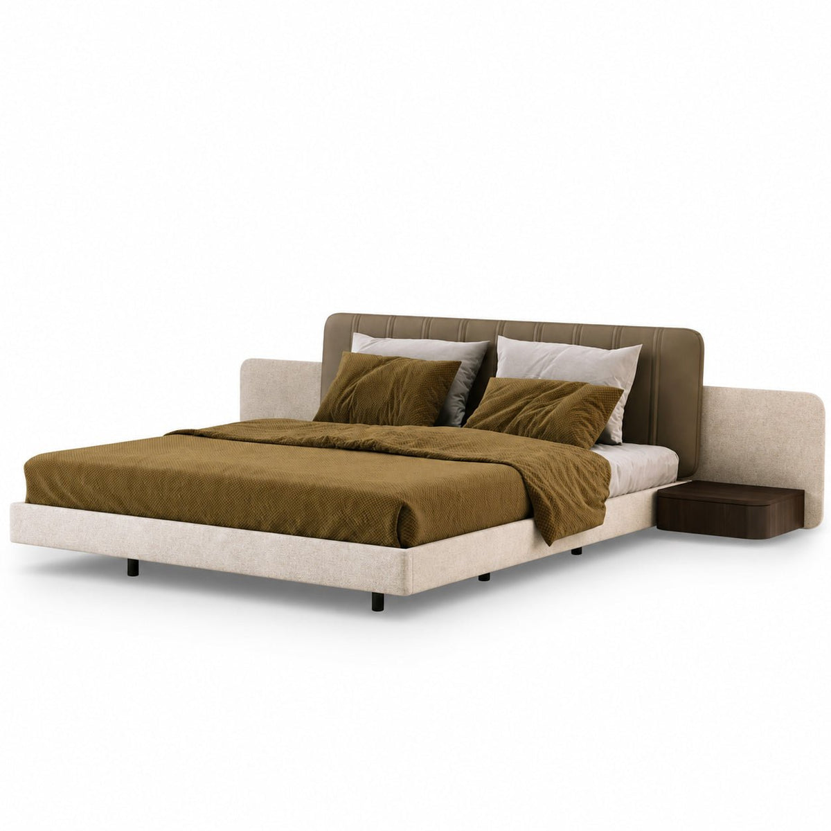Amanda Emperor Bed in Olive Green - Designer Furniture Co.Ltd