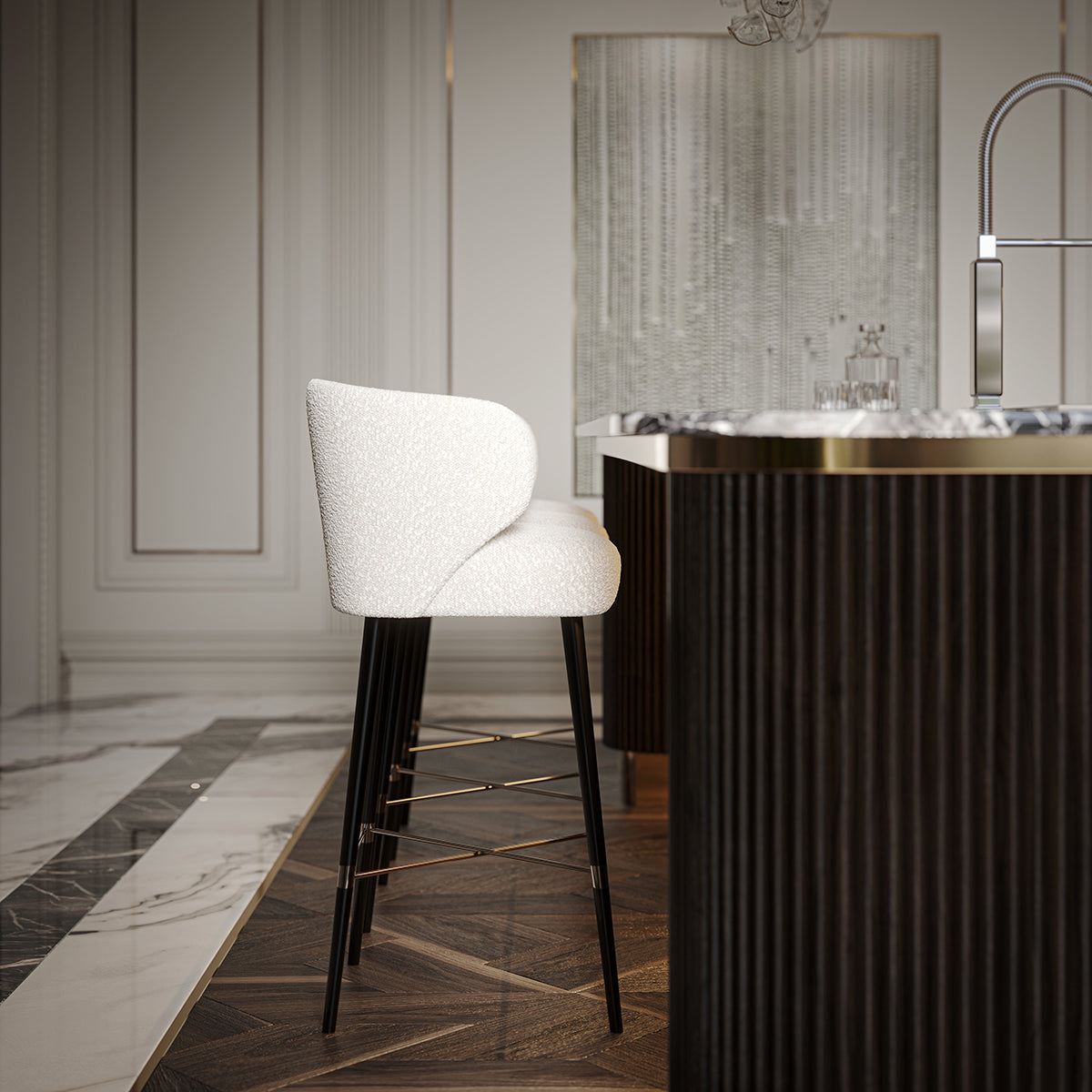 Bar Counter Stool Aria - Designer Furniture Co.Ltd