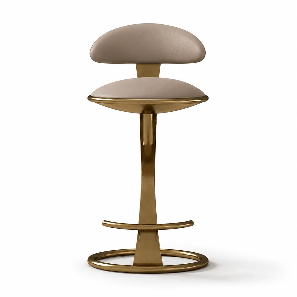 Designer Furniture Co. Bar Counter Stool Marilyn Brushed Brass | Showroom Model