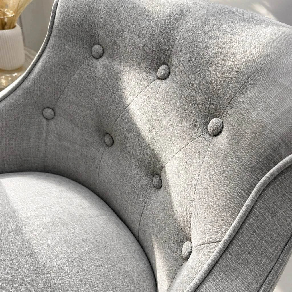 Designer Furniture Co. Bar Counter Stool Emily with Arm Grey | Showroom Model