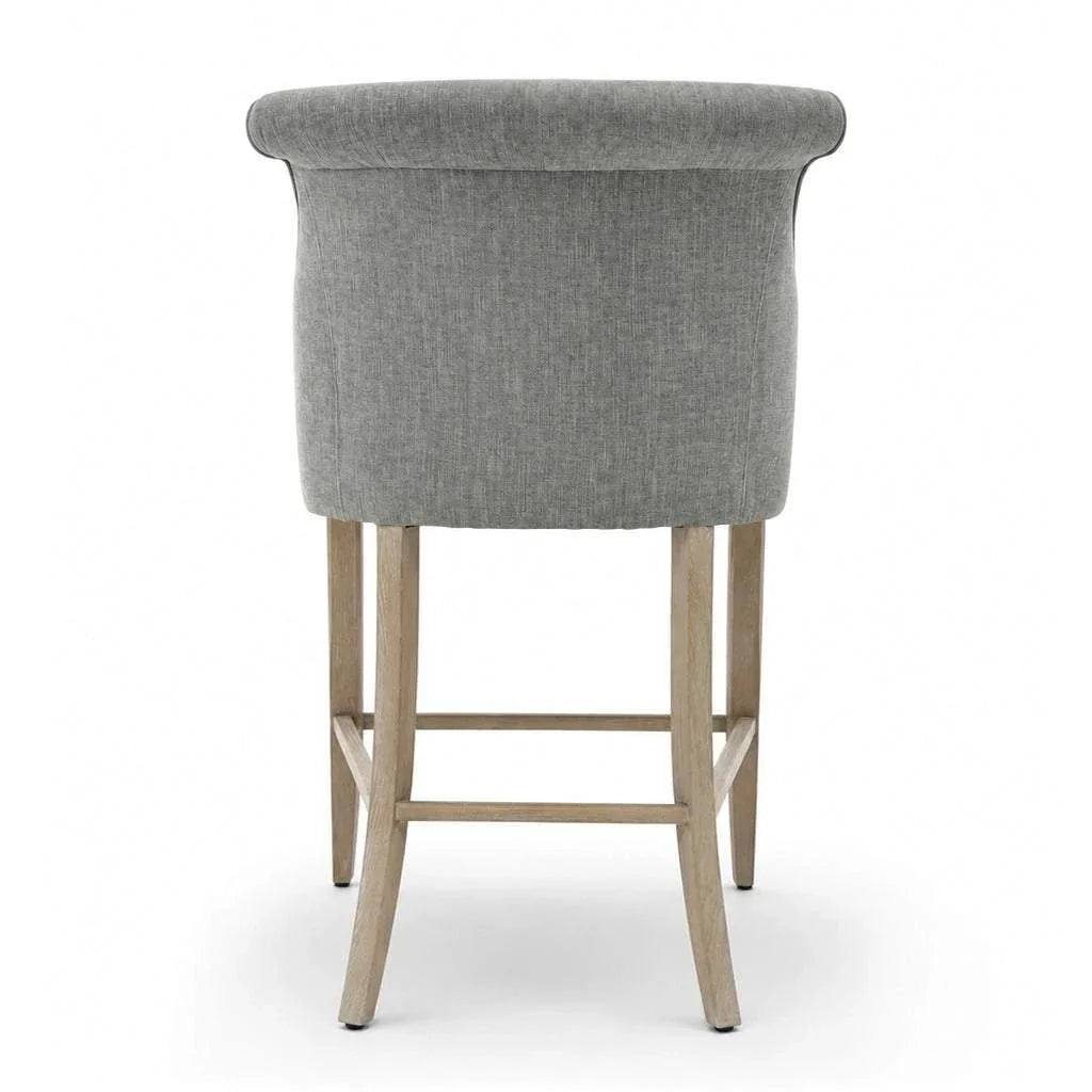 Designer Furniture Co. Bar Counter Stool Emily with Arm Grey | Showroom Model