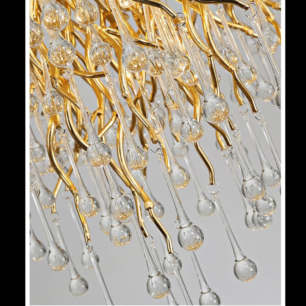 Crystal Branch Chandelier Oval - Designer Furniture Co.Ltd