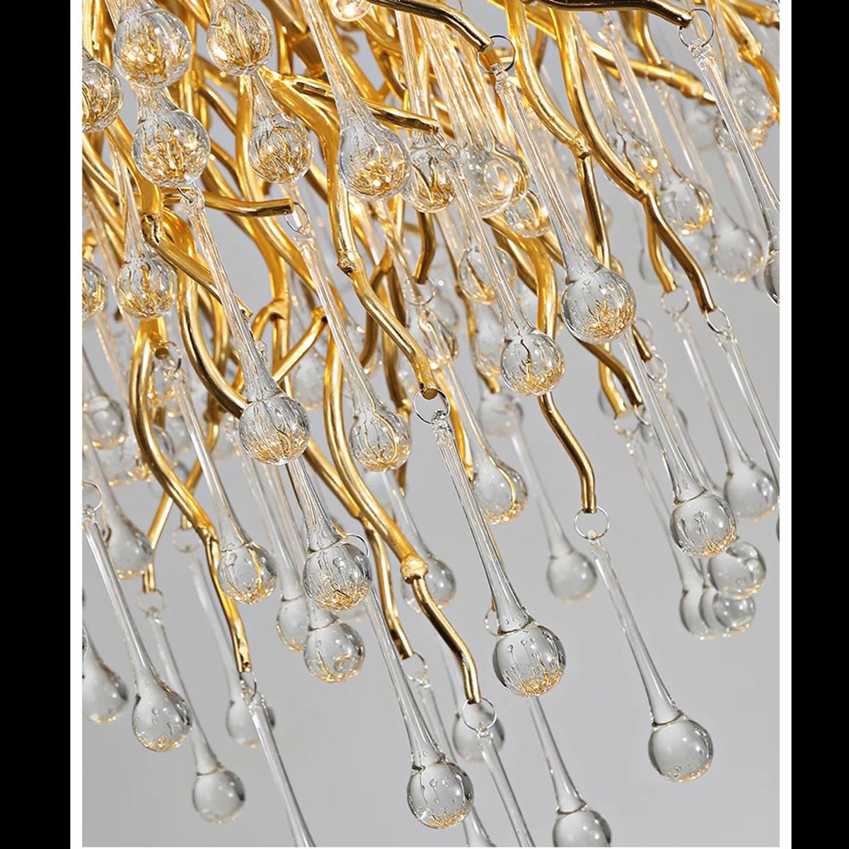 Crystal Branch Chandelier Oval - Designer Furniture Co.Ltd