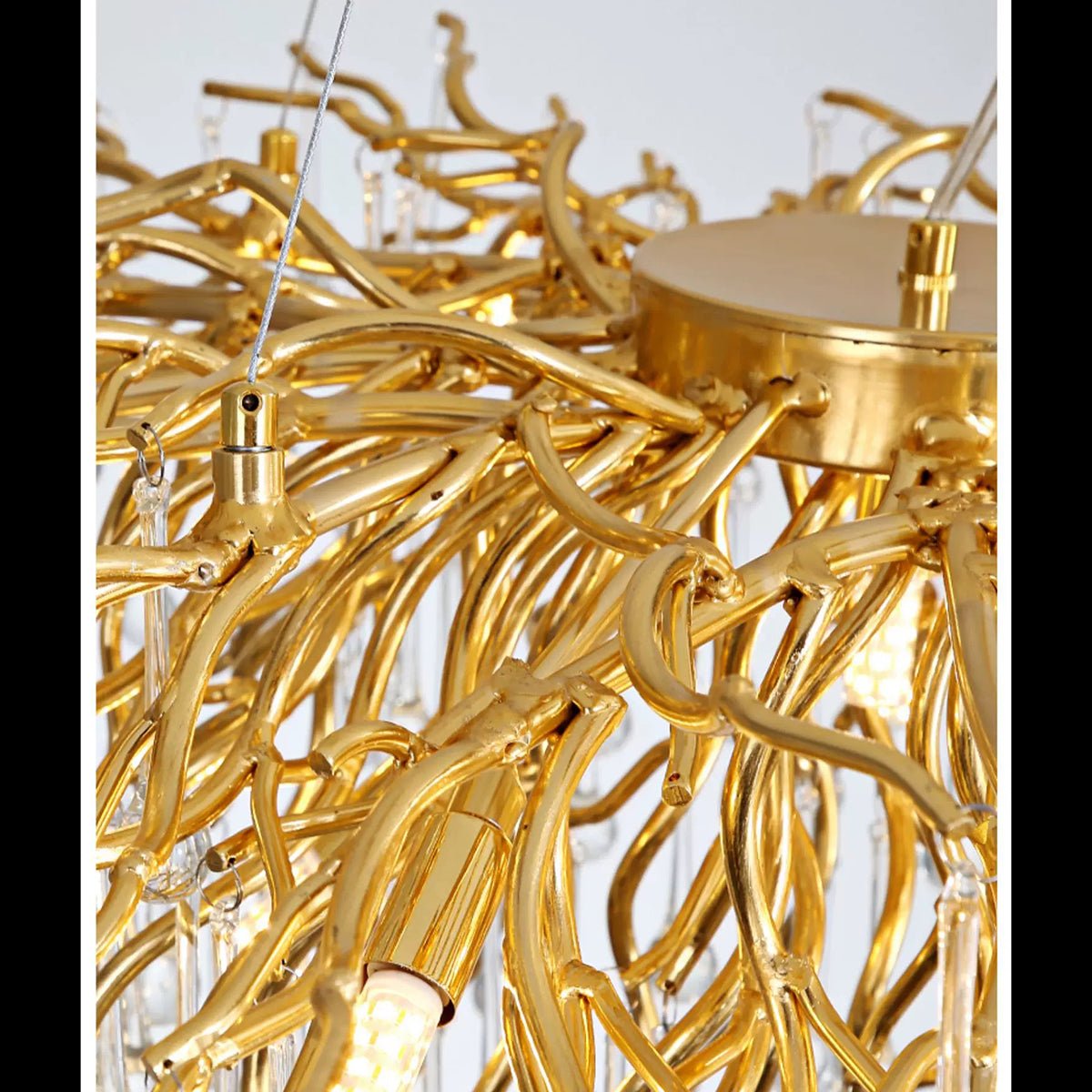 Crystal Branch Chandelier Oval - Designer Furniture Co.Ltd