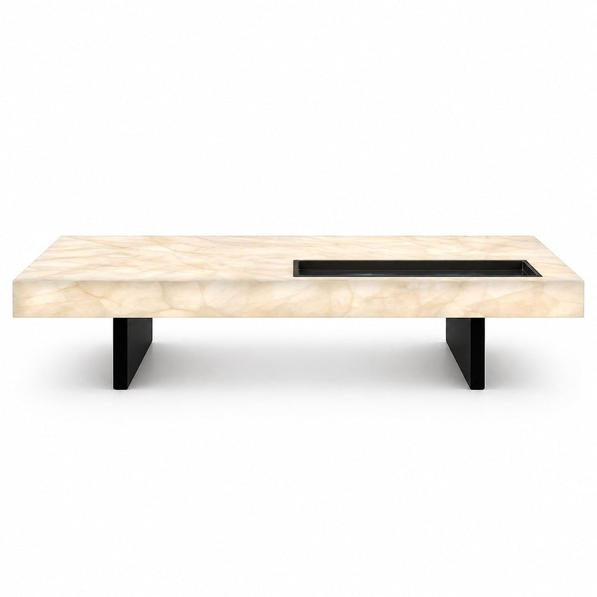 Elite Glow Alabaster Coffee Table Rectangular - Designer Furniture Co.Ltd