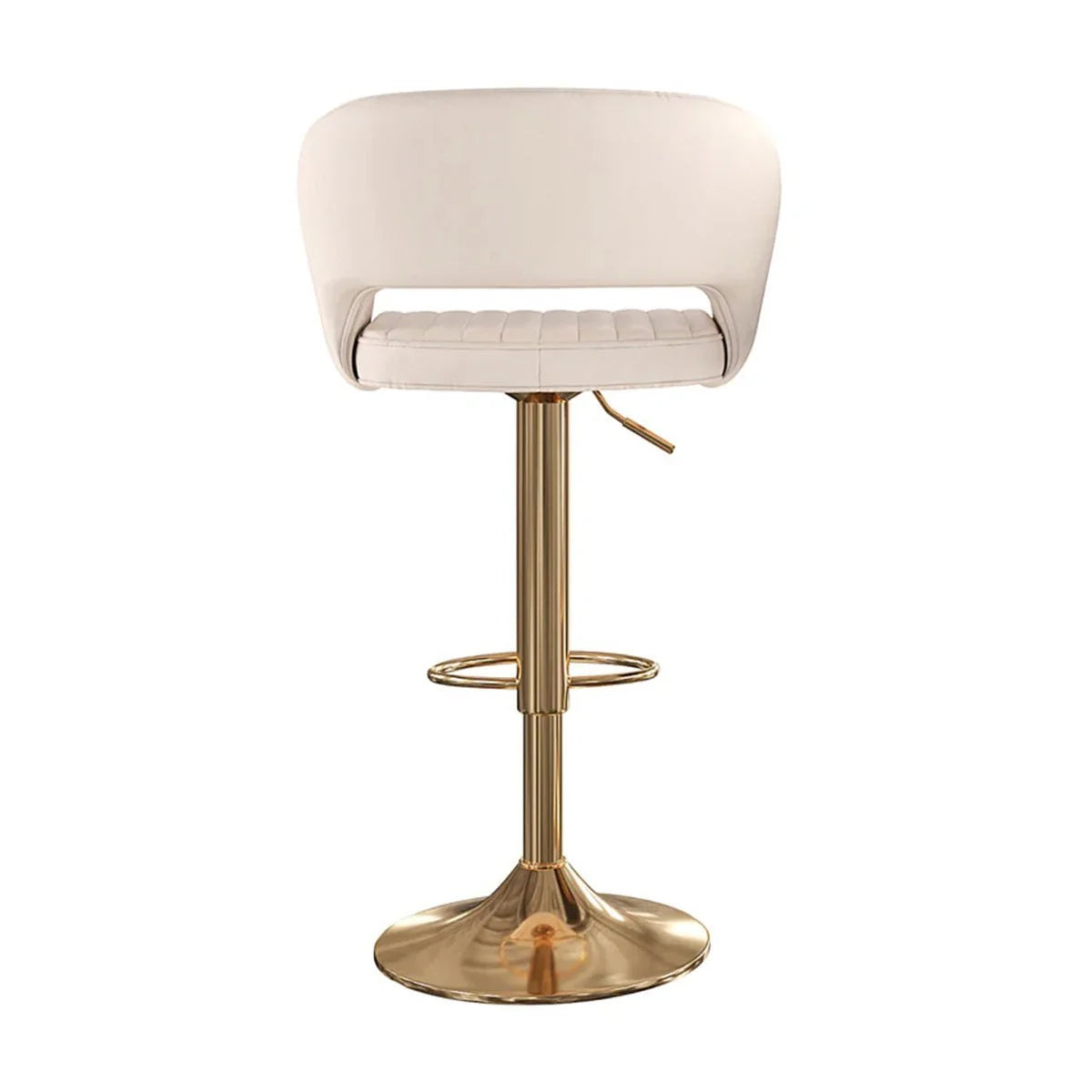 PONELLI Interiors Frederica Leather Swivel Bar Stool
