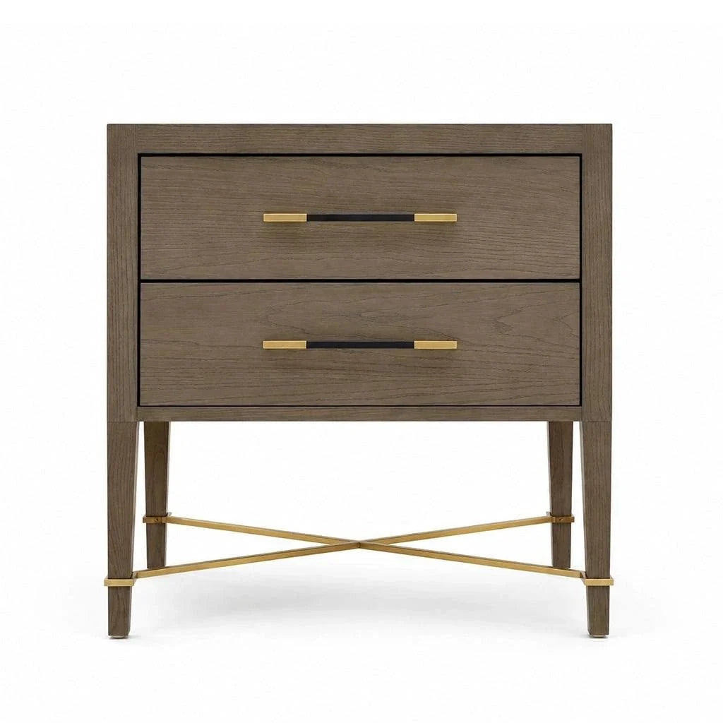 Designer Furniture Co. Luxury Oak Bedside Table Hartfield | Showroom Model