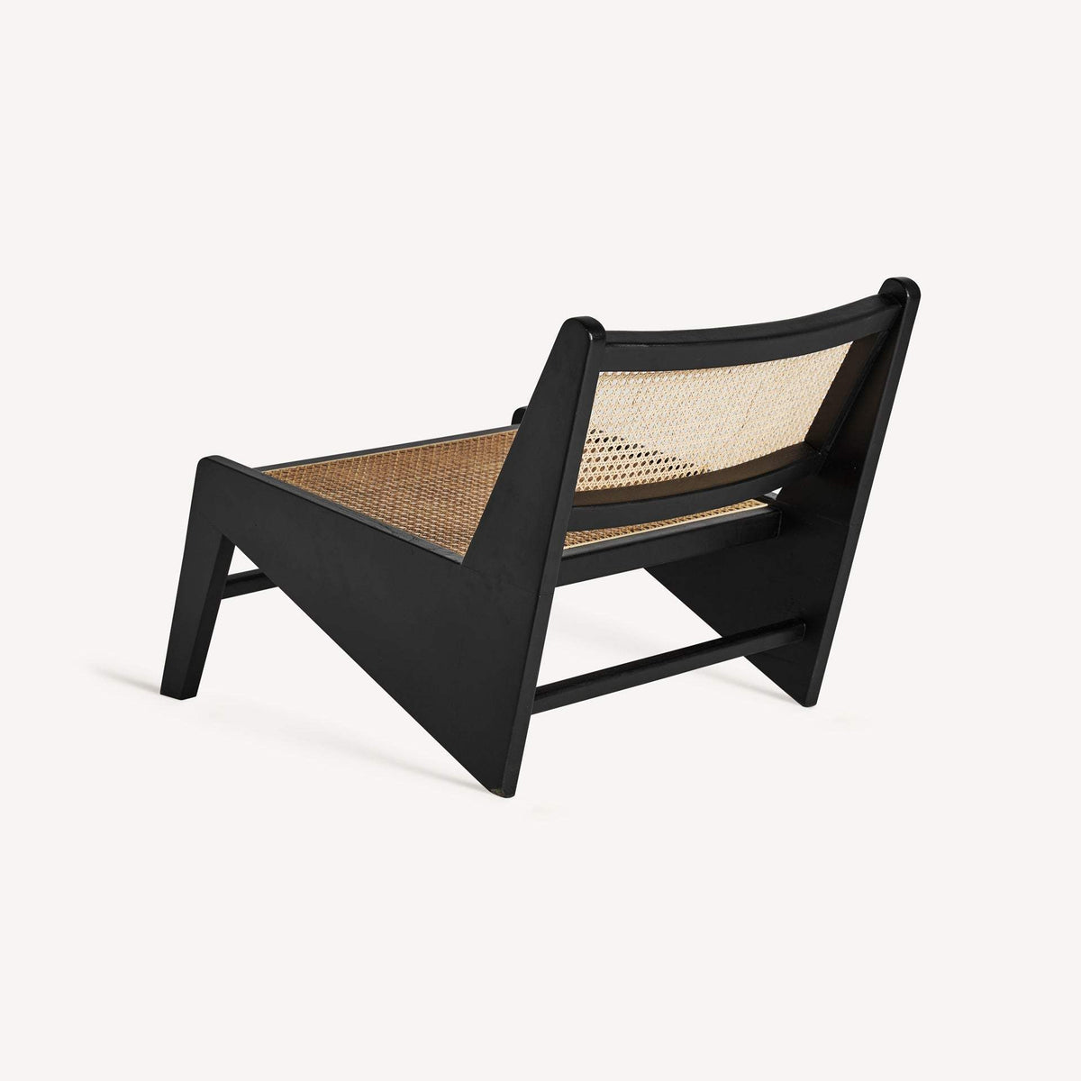 PONELLI Interiors Lounge Chair with Natural Cane Seat & Backrest | Showroom Model