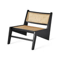 PONELLI Interiors Lounge Chair with Natural Cane Seat & Backrest | Showroom Model