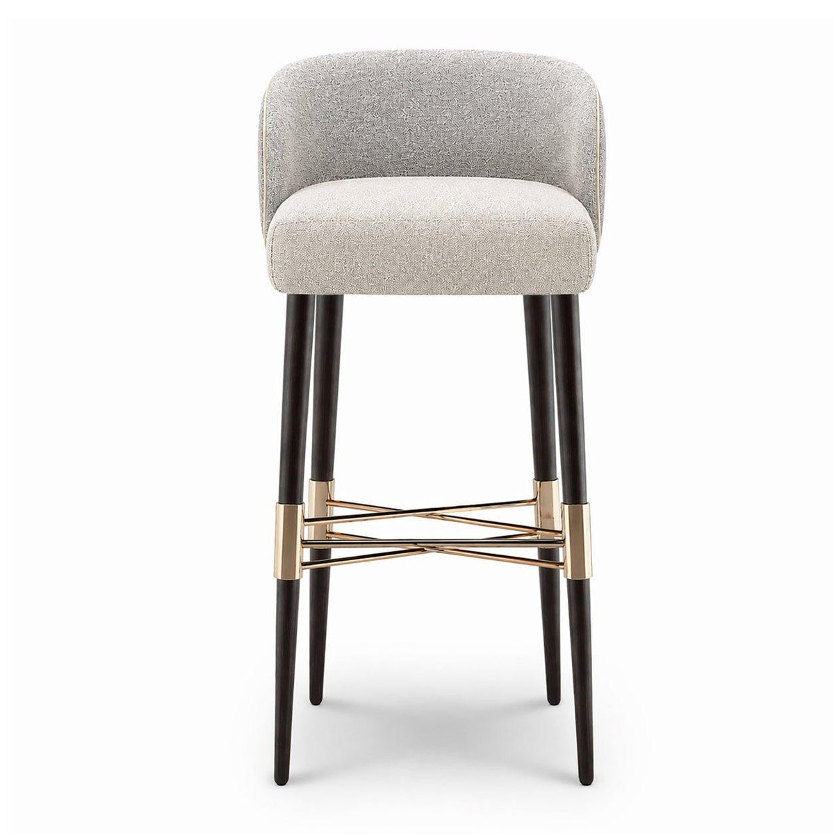 Designer Furniture Co. Modern Upholstered Counter Stool Anastasia Linen Fabric