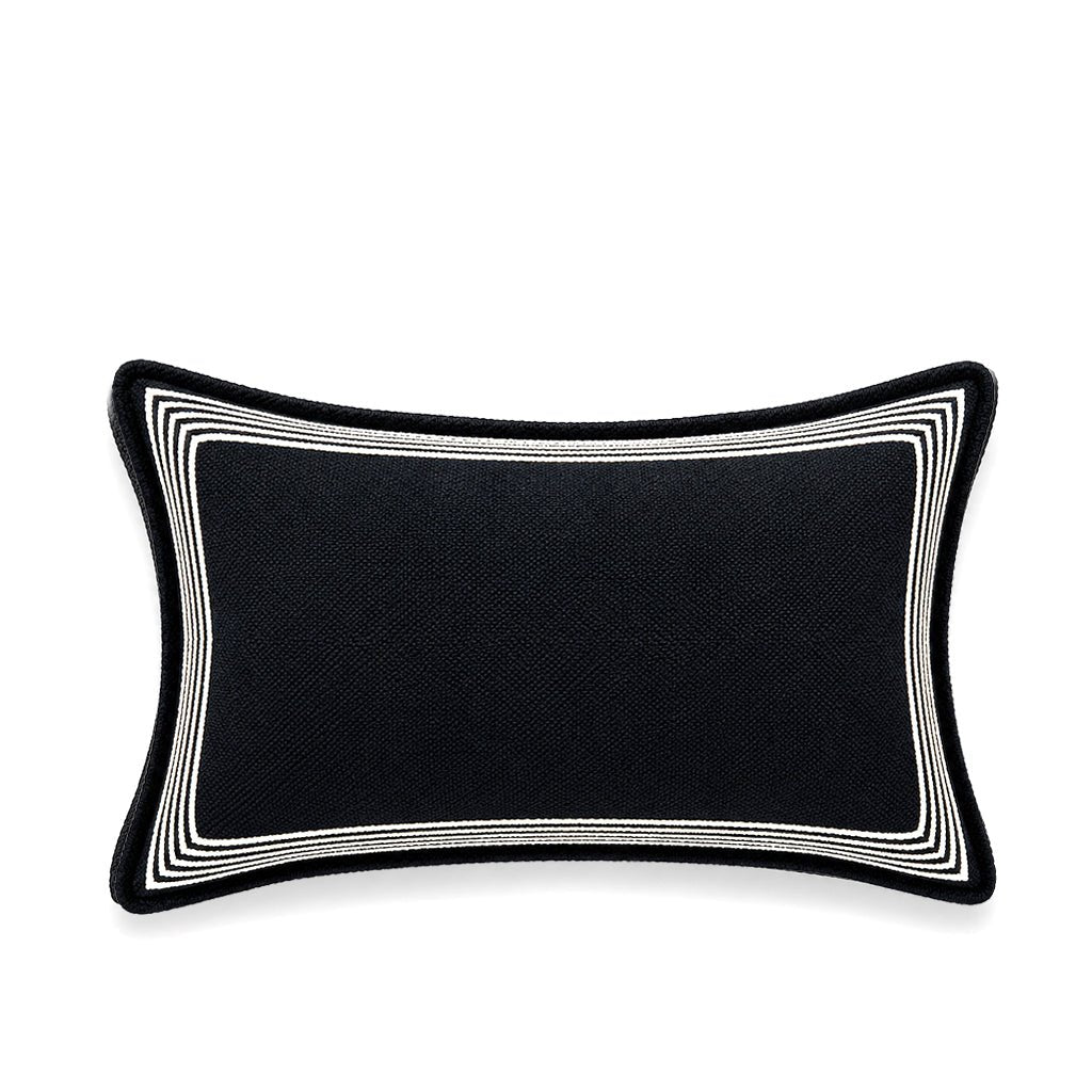 Noir Weave Frame Cushion - Designer Furniture Co.Ltd
