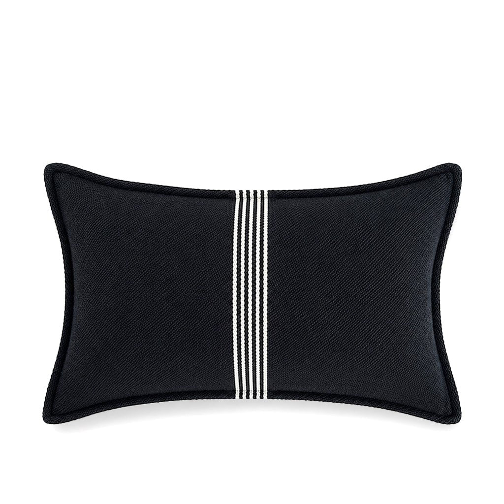 Noir Weave Meridian Cushion - Designer Furniture Co.Ltd