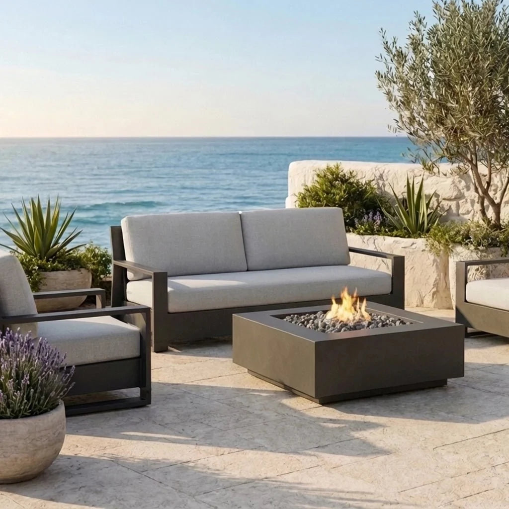 PONELLI Interiors Riva Aluminium Sofa 2 Seater | Showroom Model