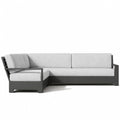 PONELLI Interiors Riva Aluminium Sofa Left-Arm L-Sectional | Showroom Model