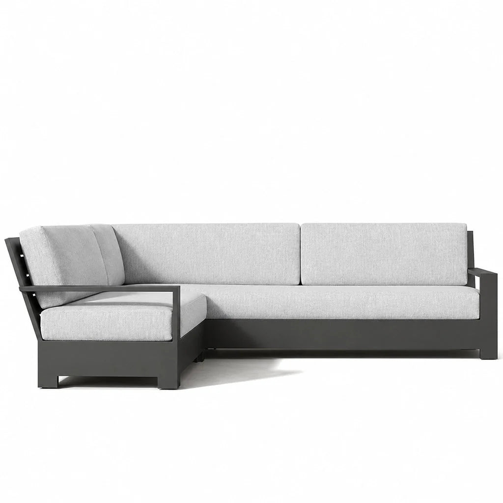 PONELLI Interiors Riva Aluminium Sofa Left-Arm L-Sectional | Showroom Model