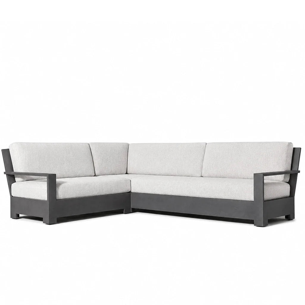 PONELLI Interiors Riva Aluminium Sofa Left-Arm L-Sectional | Showroom Model