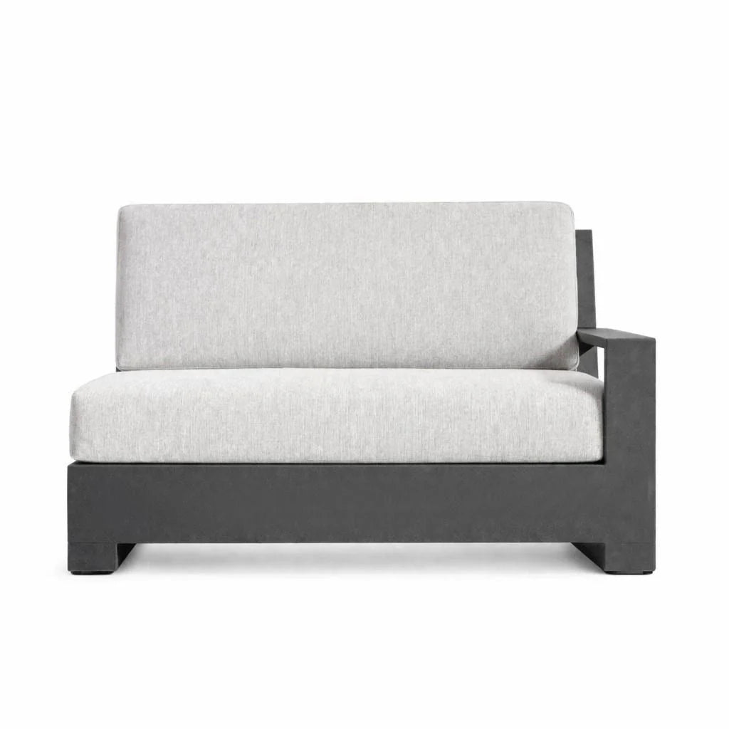 PONELLI Interiors Riva Aluminium Sofa Right-Arm L-Sectional | Showroom Model