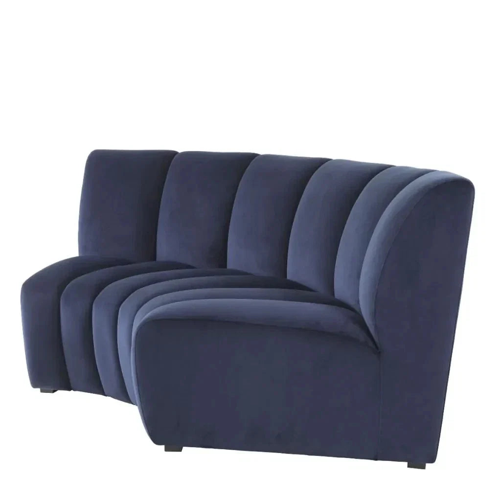 Eichholtz Modular Sofa Lando Corner Savona midnight blue | Showroom Model