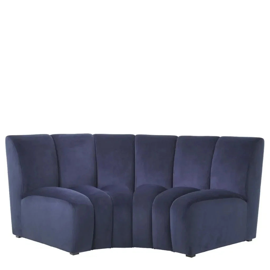 Eichholtz Modular Sofa Lando Corner Savona midnight blue | Showroom Model