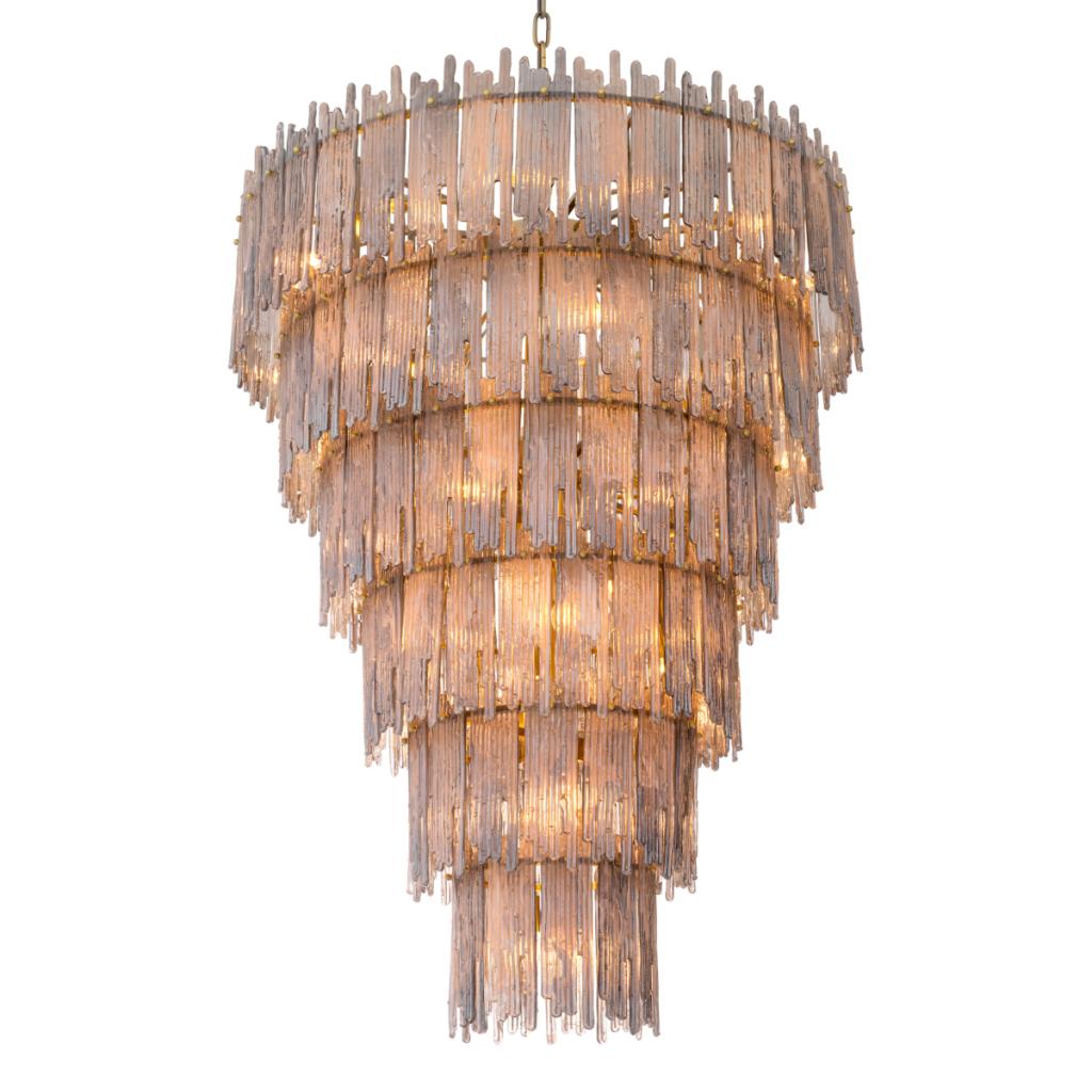 Eichholtz Saint Roch XXL chandelier Smoked Glass - Designer Furniture Co.Ltd