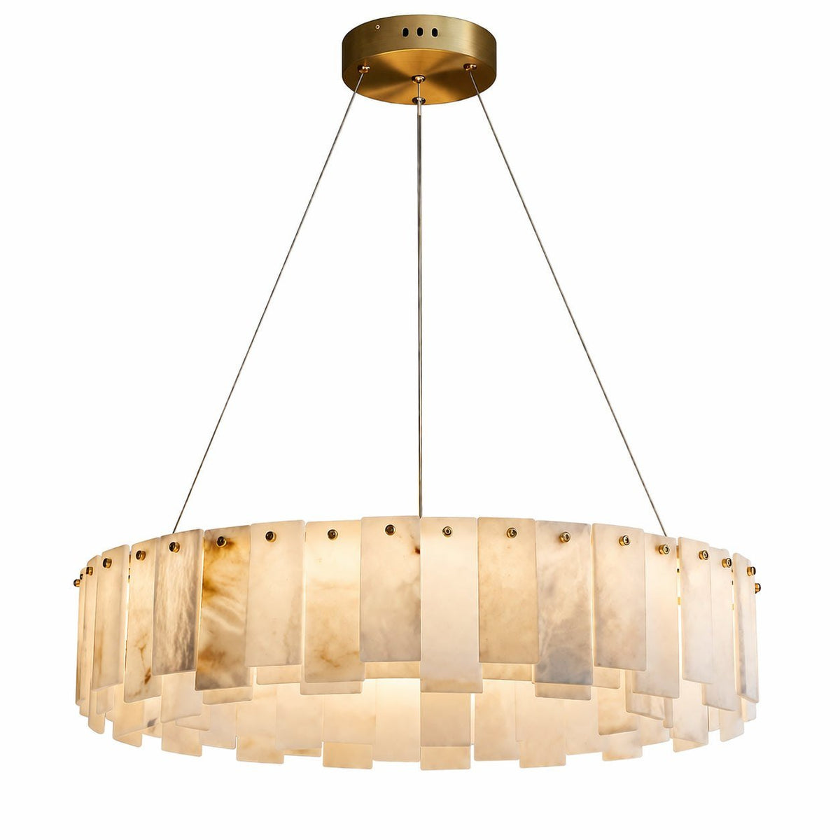 Spanish Moonstone Chandelier Macey 80 cm - Designer Furniture Co.Ltd