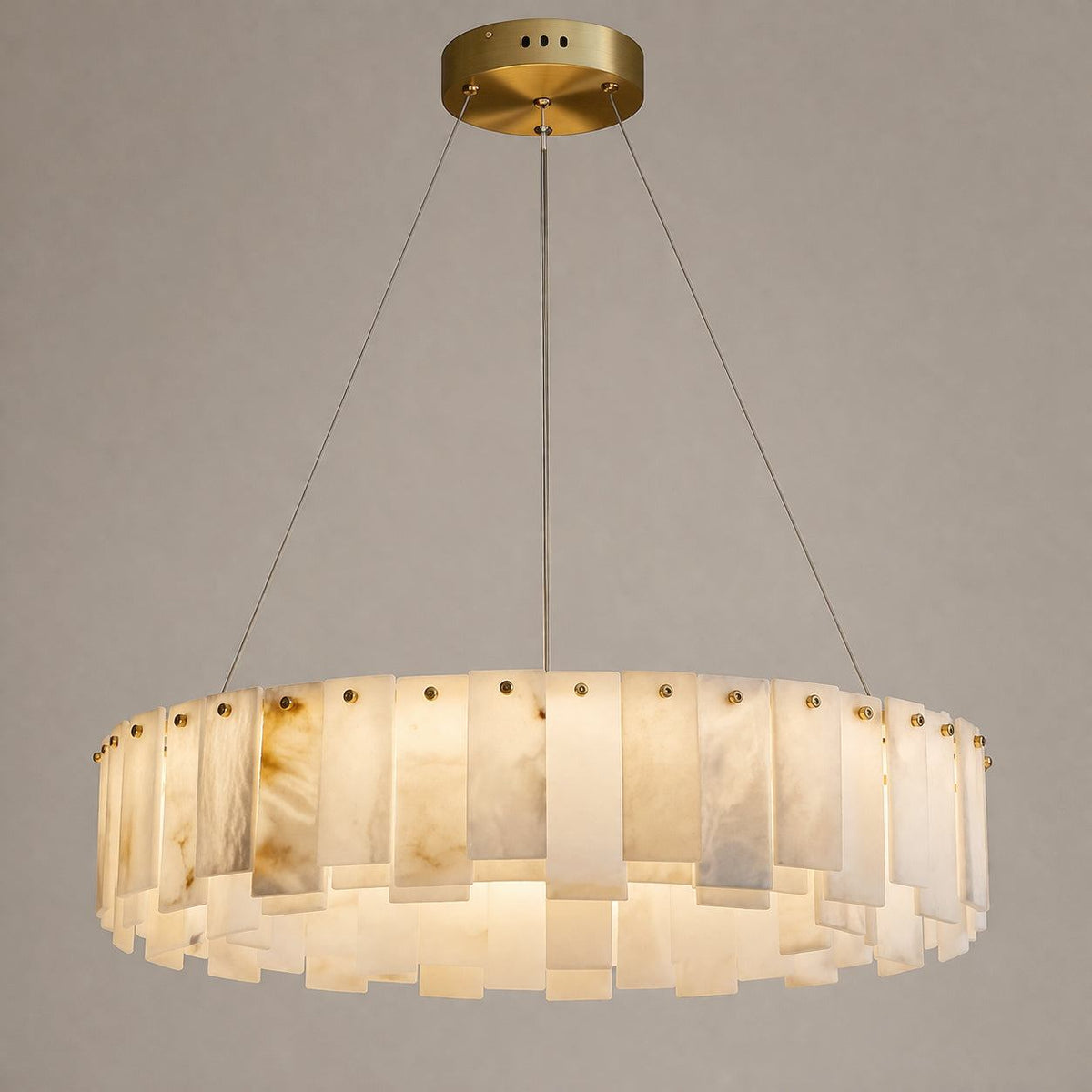 Spanish Moonstone Chandelier Macey 80 cm - Designer Furniture Co.Ltd