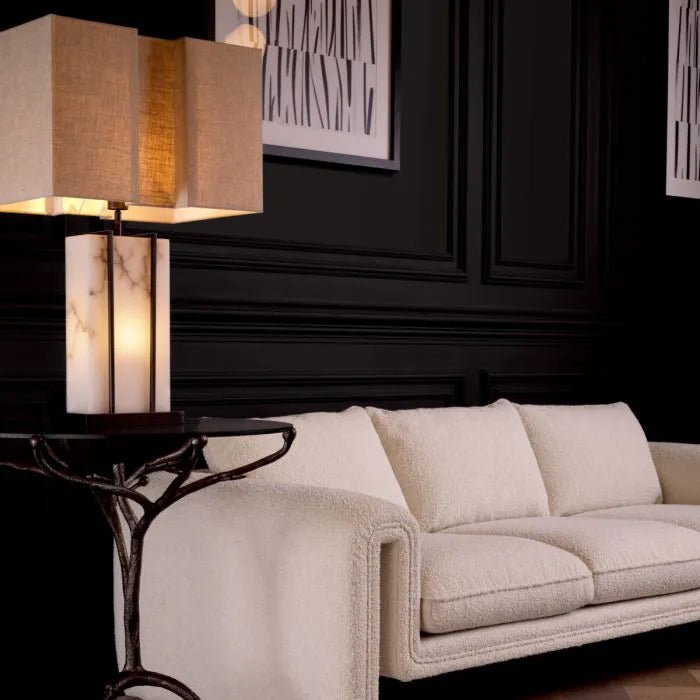 Eichholtz Graham Table Lamp Bronze Highlight Alabaster - Designer Furniture Co.Ltd