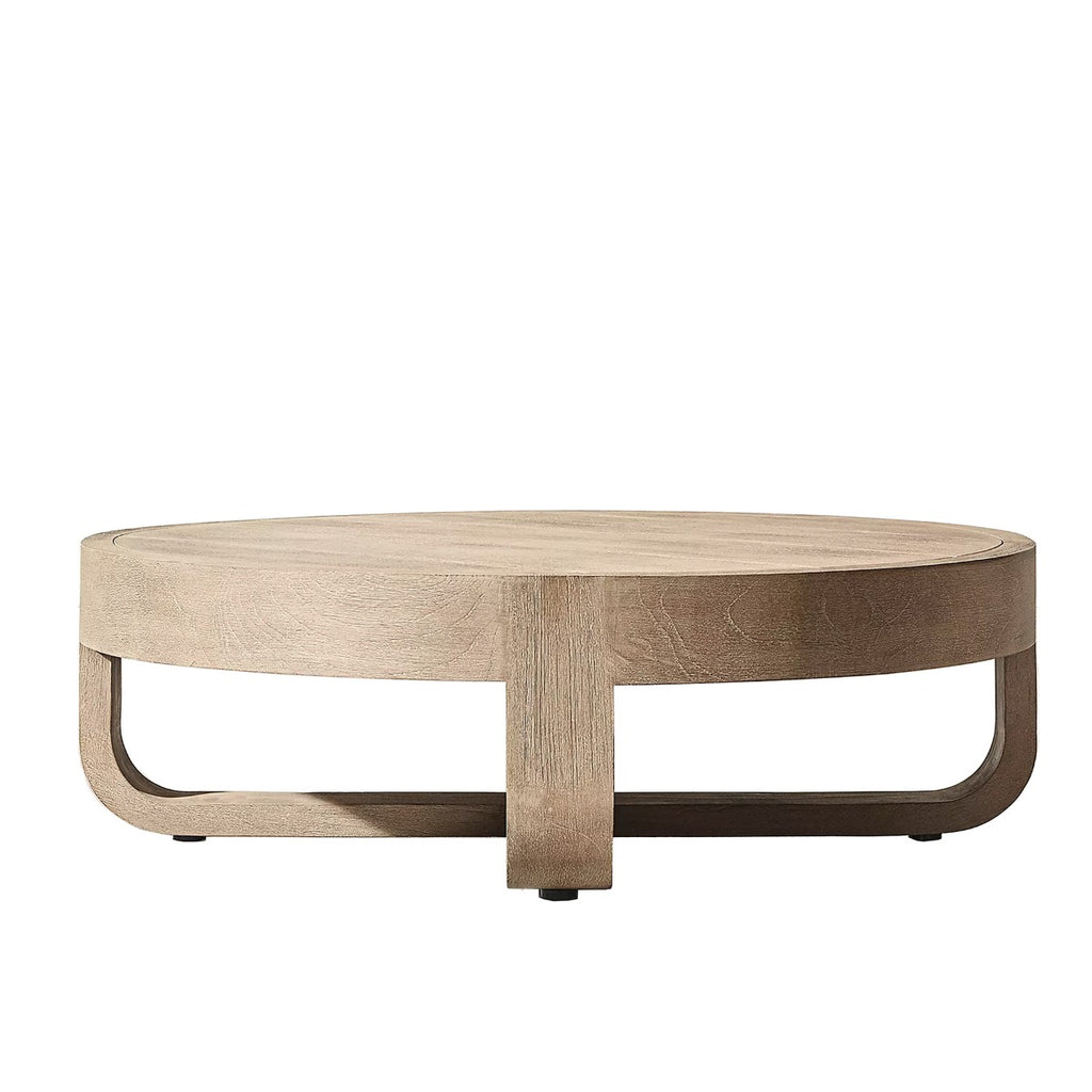 PONELLI Interiors Hawaii Teak Round Coffee Table | Showroom Model