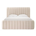 Upholstered Bed Sycamore Boucl‚Äö√†√∂¬¨¬© Cream - Designer Furniture Co.Ltd