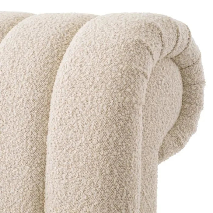 Upholstered Bed Sycamore Boucl‚Äö√†√∂¬¨¬© Cream - Designer Furniture Co.Ltd