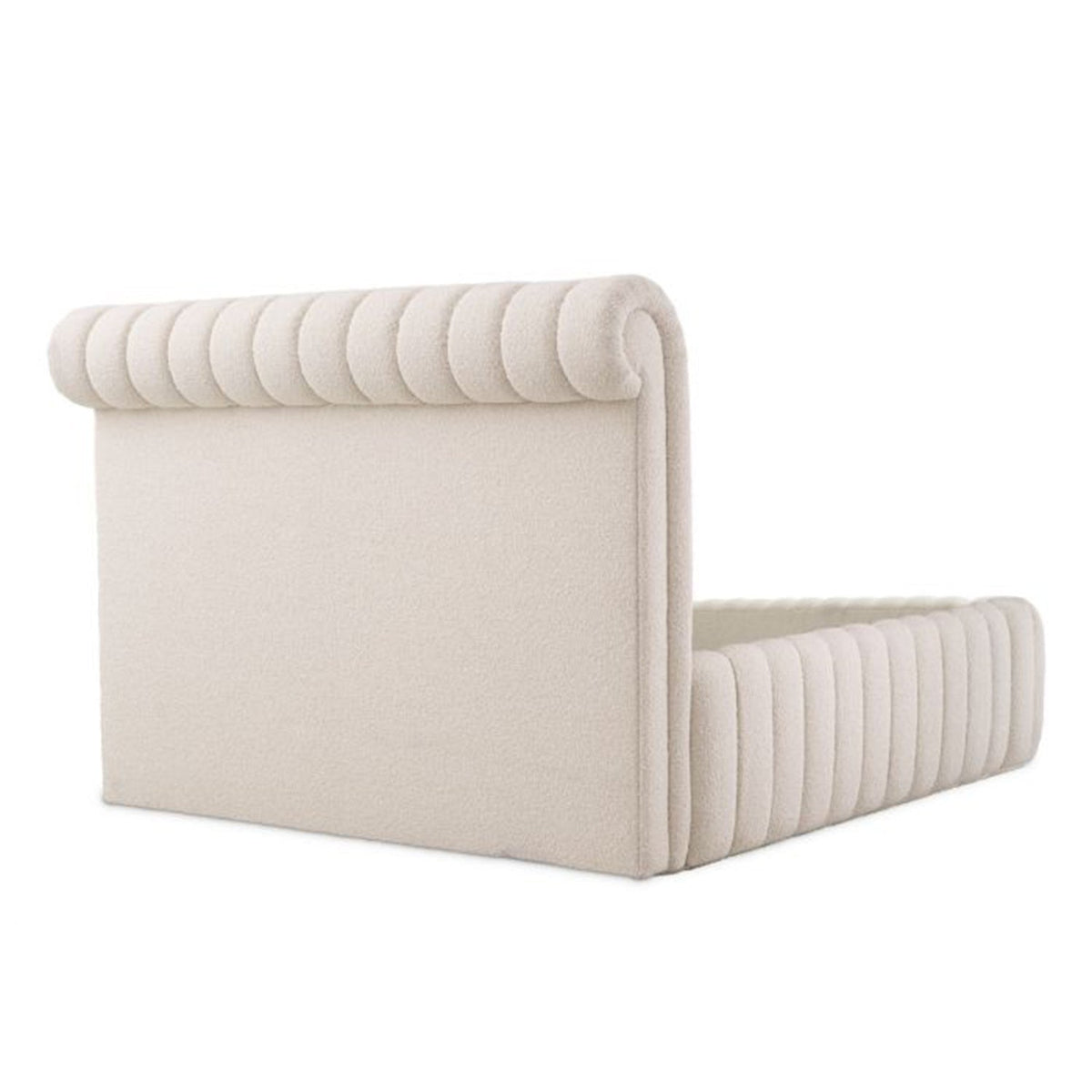 Upholstered Bed Sycamore Boucl‚Äö√†√∂¬¨¬© Cream - Designer Furniture Co.Ltd