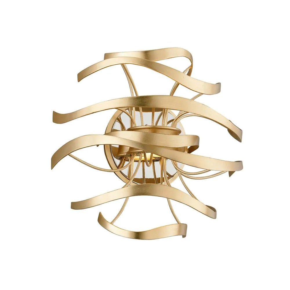 Wall Sconce Calligraphy Gold Leaf - Designer Furniture Co.Ltd